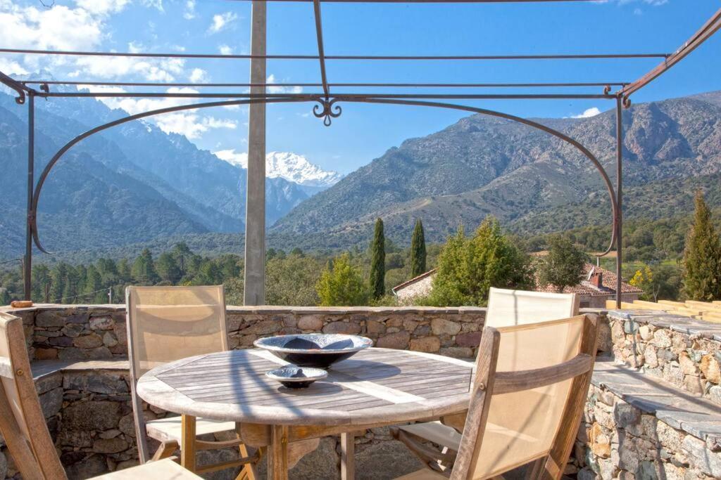 Le Capu Biancu-Location Avec Vue Proche Des Gorges De L Asco Entre Mer Et Montagne Moltifao Екстер'єр фото